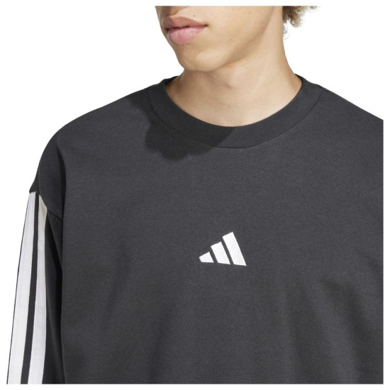 Adidas Ανδρικό φούτερ Essentials 3-S French Terry Sweatshirt Adidas Ανδρικό φούτερ Essentials 3-S French Terry Sweatshirt